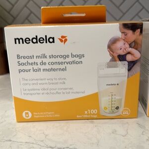 Medela Breastmilk storage bags 2 boxes of 100